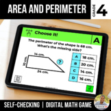 4th Grade Digital Math Game | Area and Perimeter | Distanc