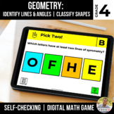 4th Grade Digital Math Game | Geometry | Distance Learning