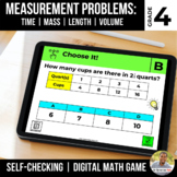 4th Grade Digital Math Game | Measurement Problems | Dista
