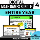 NO PREP Math Games - 4th Grade Math Google Slides for Centers