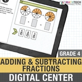 4th Grade Digital Math Review Adding & Subtracting Fractio