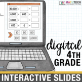4th Grade Math Google Slides TEST PREP Math Review Activit