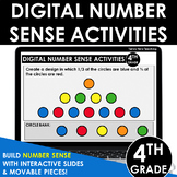 4th Grade Math Centers Digital Number Sense Activities Men