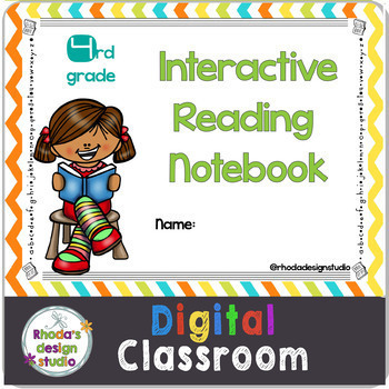 Preview of 4th Grade Digital Reading Notebook Google Classroom No Prep Distance Learning