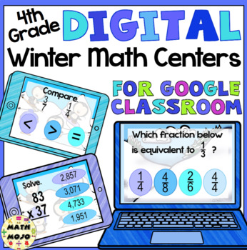 Preview of 4th Grade Digital Winter Math Centers