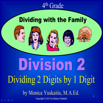 Preview of 4th Grade Division 2 -  2 Digits Divided by 1 Digit with Remainder Lesson