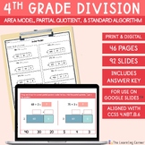 4th Grade Division Print and Digital Bundle (4.NBT.B.6 & 4
