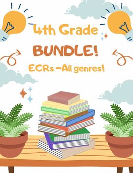 Preview of 4th Grade ECR Genre BUNDLE! Extended Constructed Response Samples! STAAR