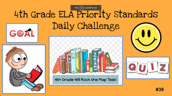 Preview of 4th Grade ELA Daily Practice- Interactive Slideshows (30)