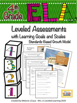 Preview of 4th Grade ELA RI Leveled Reading Comprehension Passages Assessments -Marzano