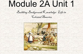 Preview of 4th Grade ELA Module 2A Unit 1 Lessons