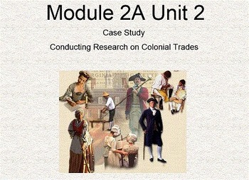 Preview of 4th Grade ELA Module 2A Unit 2:  Conducting Research on Colonial Trades