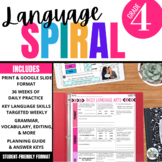 4th Grade ELA Spiral Review: Daily Oral Language & Grammar