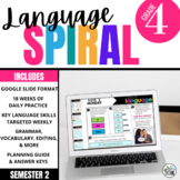 4th Grade ELA Spiral Review: Daily Grammar & Language Warm