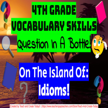 Preview of 4th Grade ELA Vocabulary Game Activity Idioms Digital Resource Google Slides