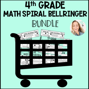 Preview of 4th Grade ENTIRE YEAR Spiral Math Bellringer