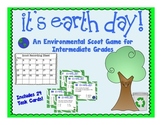 4th Grade Earth Day Scoot Game!  (environmental trivia facts)