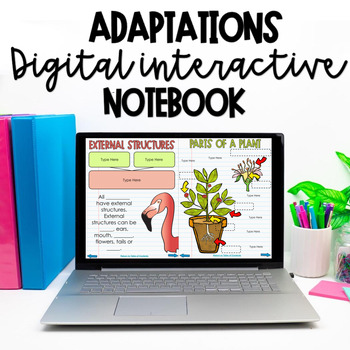 Preview of 4th Grade Ecosystem Digital Interactive Notebook - NC Science Standards 4.L.1