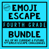 4th Grade Escape Game Bundle |  Math and ELA Review