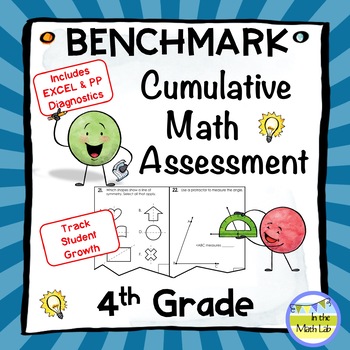 Preview of 4th Grade End of Year Math Assessment ALL STANDARDS