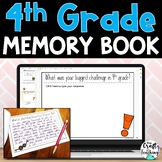 4th Grade End of Year Memory Book | Print and Digital