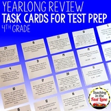 4th Grade End of Year Review Math Task Cards - Word Proble