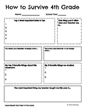 4th Grade End of Year Student Survey