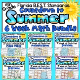 Preview of 4th Grade End of the Year Math: 6 Week Florida BEST Math Review 6 Week Bundle