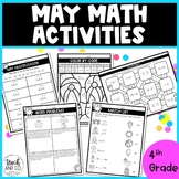 4th Grade End of the Year May Math Packet | Fun Test Prep 