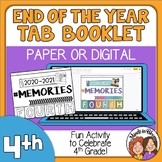 4th Grade End of the Year Memory Activity 2022 Print or Di