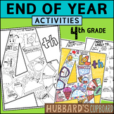 Preview of End of Year Memory Book 4th Grade Activity Writing Last Week Day of School 4th