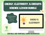 4th Grade Energy, Electricity, and Circuits Science Lesson Bundle