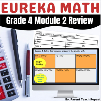 Preview of 4th Grade Engage NY {Eureka} Math Module 2 | Digital and Printable Bundle