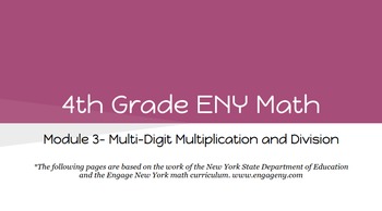 Preview of 4th Grade Engage NY Math Module 3 Topic E- Lessons 14 - 21 (Bundle)