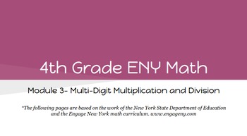 Preview of 4th Grade Engage NY Math Module 3 Topic G- Lessons 26 - 33 (Bundle)