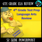 4th Grade English Language Arts Review PowerPoint and Test Prep