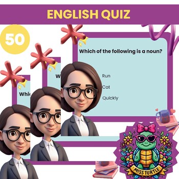Preview of 4th Grade End of year English Mastery: 50 Multiple-Choice Questions