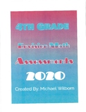 4th Grade Envision Math 2020 Assessments