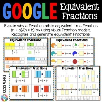 4th grade equivalent fractions 4nf1 google classroom by games 4 gains