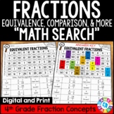 4th Grade Fraction Review Worksheets Equivalent Compare Im