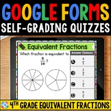 4th Grade Equivalent Fractions - Exit Tickets, Quizzes, As