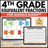 4th Grade Find Equivalent Fractions Google Slides Workshee