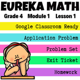 4th Grade Eureka Math Module 1 Lesson 1 Google Slides Digital Lesson