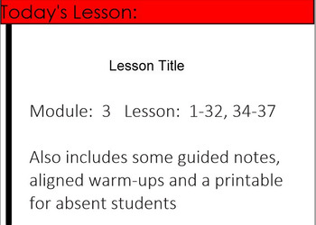 Preview of 4th Grade Eureka Math Module 3 Lessons 1-37 (except 33) - Multiply and Divide