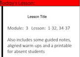 4th Grade Eureka Math Module 3 Lessons 1-37 (except 33) - 