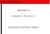 4th Grade Eureka Math Module 6-Decimals