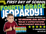 4th Grade FIRST DAY OF SCHOOL JEOPARDY learn about school,