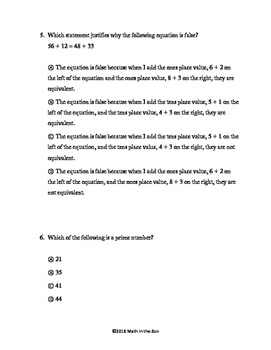 site edu math exam 4th grade