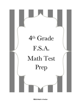 Preview of 4th Grade FSA Math Test Prep - Session 1