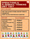 Factors & Multiples Unit Test (EDITABLE)